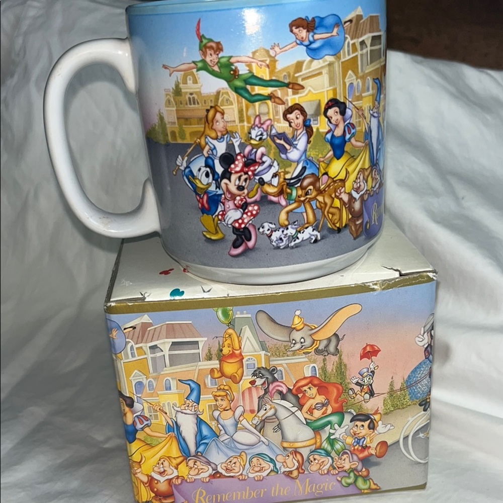Disney Classic Characters Ceramic Mug - Blue Multi